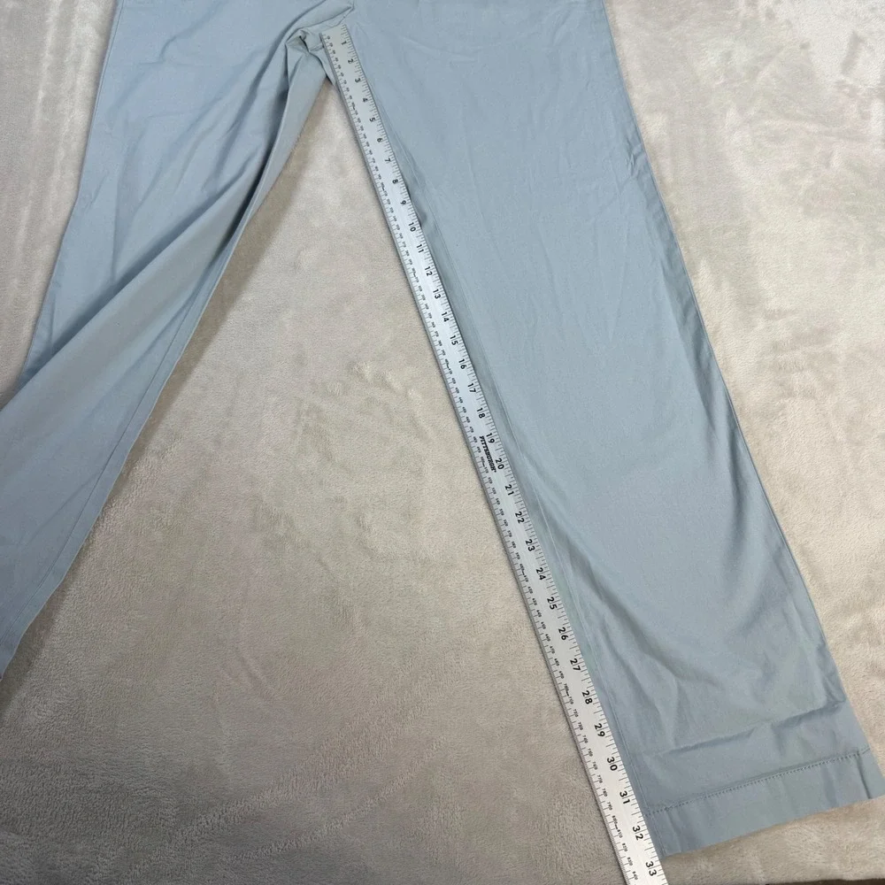 Banana Republic Aiden Chino Slim Fit Men 33x34 Light Blue Cotton Stretch Pants